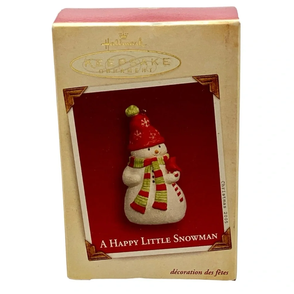 Hallmark 2005 “A Happy Little Snowman” Christmas Ornament
